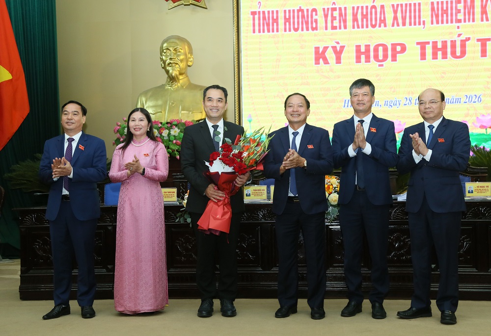 Hưng Yên: Đồng chí Phạm Bảo Sơn giữ chức Phó Chủ tịch UBND tỉnh nhiệm kỳ mới
